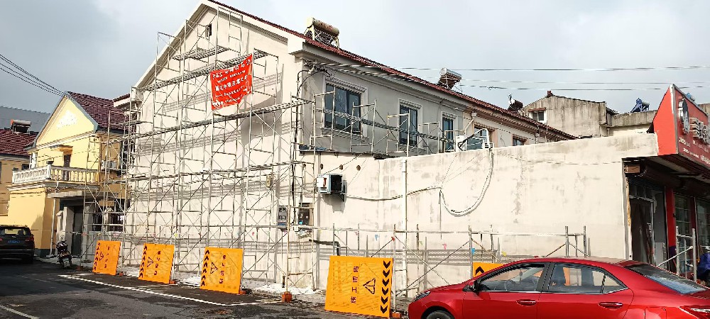 广德市广润新村水包砂施工现场